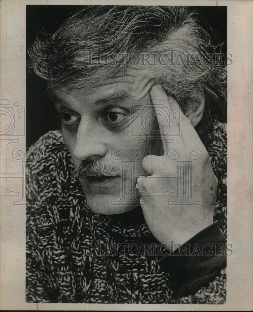 Press Photo David Atkinson, star of "Man of La Mancha" in Woodstock, New York - Historic Images