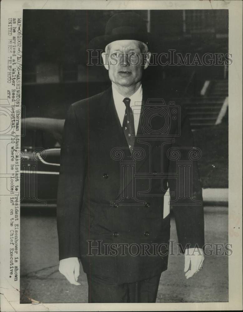 1956 President Eisenhower&#39;s assistant Sherman Adams, Washington, DC-Historic Images
