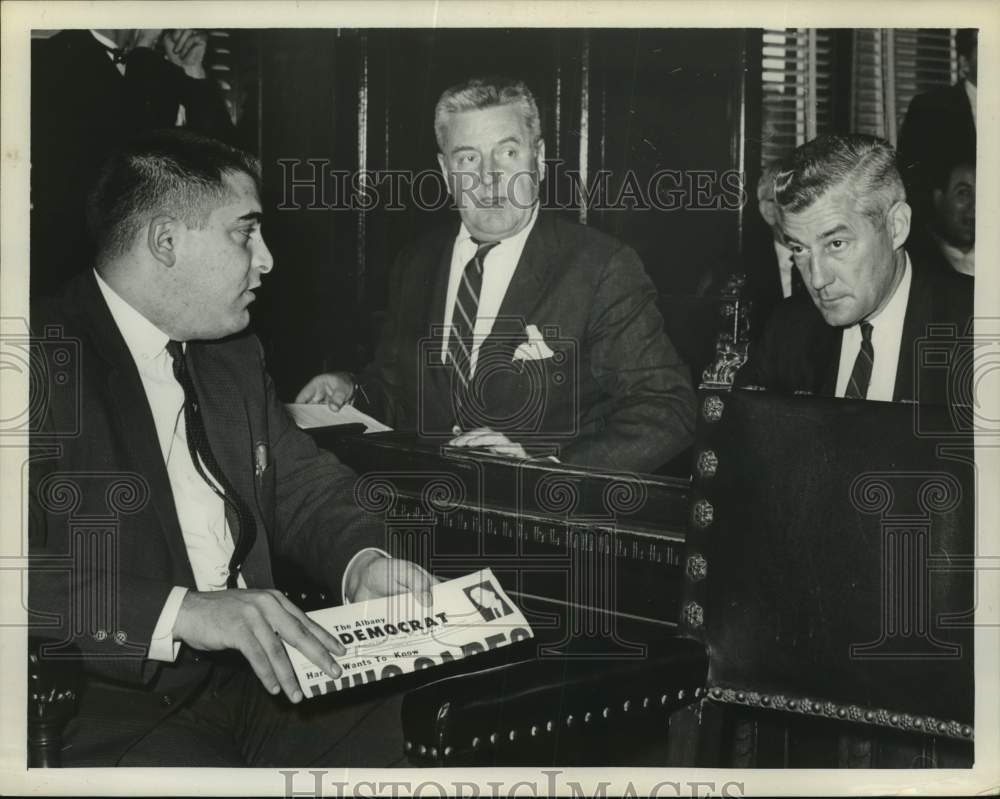 1964 Press Photo Ralph Papa, William K. Sanford &amp; Gordon Robinson in New York - Historic Images