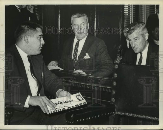 1964 Press Photo Ralph Papa, William K. Sanford & Gordon Robinson in New York - Historic Images