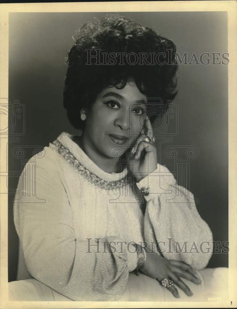 1973 Press Photo Betty Allen, Mezzo-Soprano, New York - Historic Images