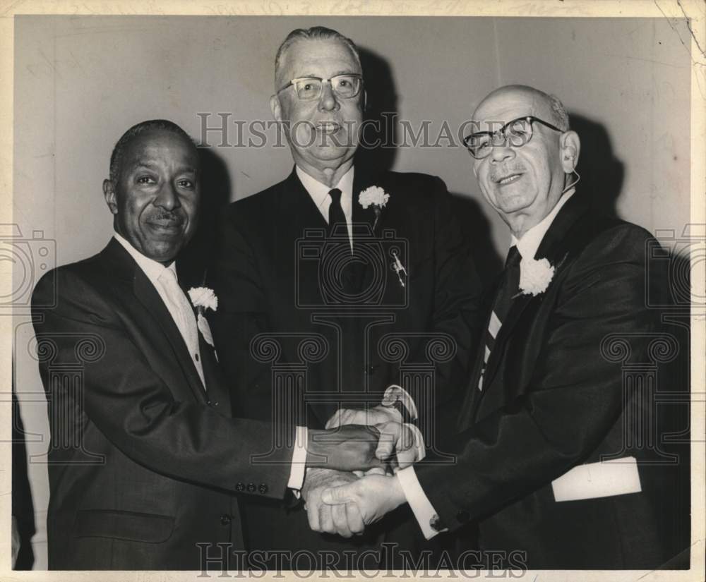 1967 Claude Allicks, M.P. Catherood &amp; Abe Shavelson in New York-Historic Images