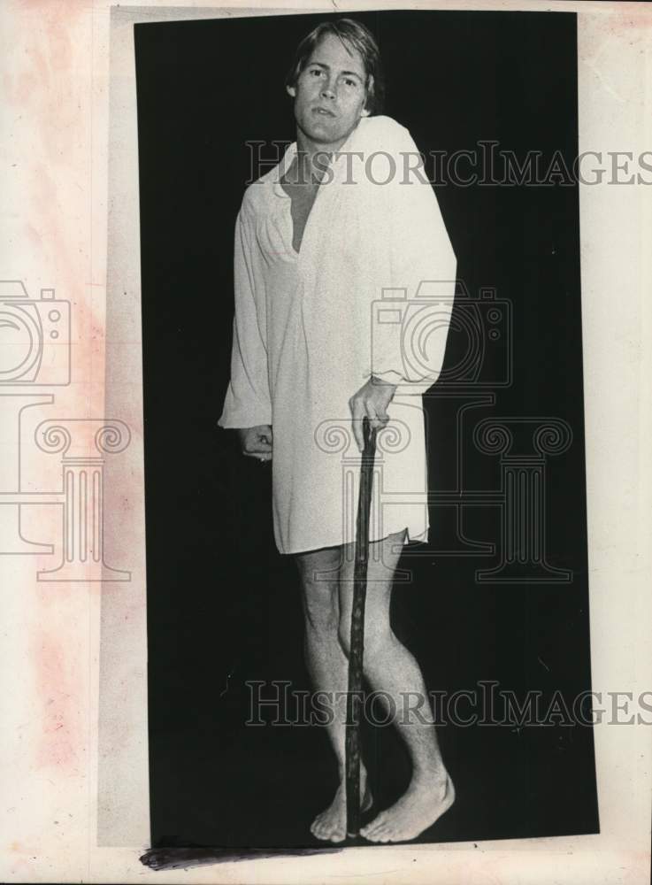 1980 Press Photo Courtney Burn stars in &quot;The Elephant Man&quot; on New York stage - Historic Images