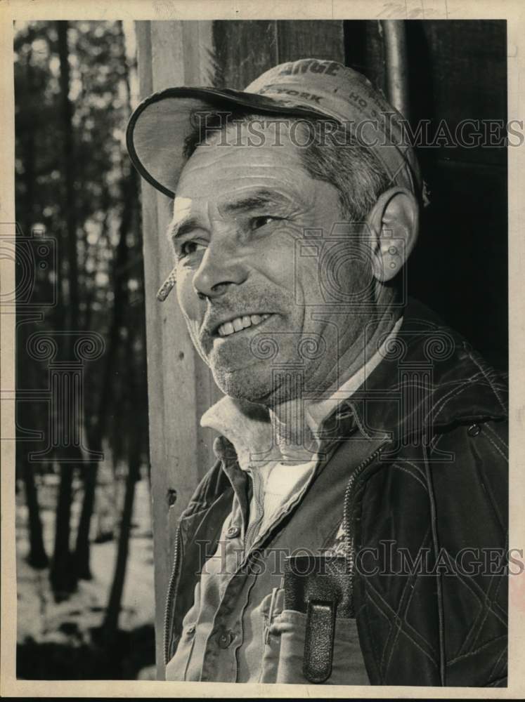 1967 John Bulan at Old Schodack Feed Mill in New York-Historic Images