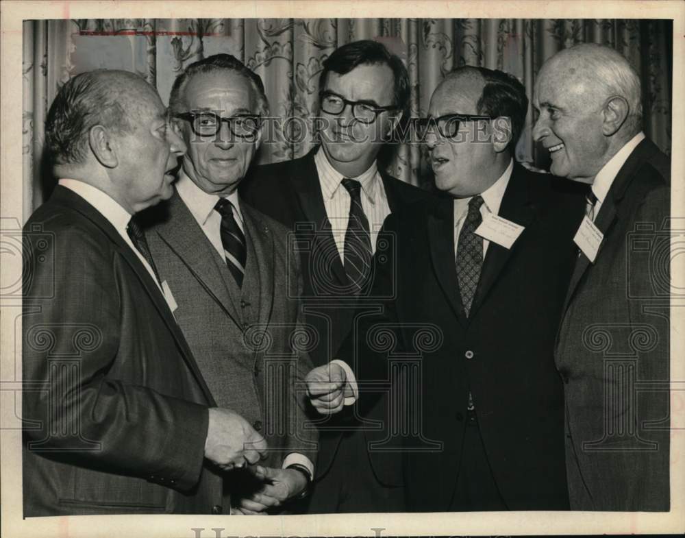 1969 State Democratic Committee officers confer in New York-Historic Images
