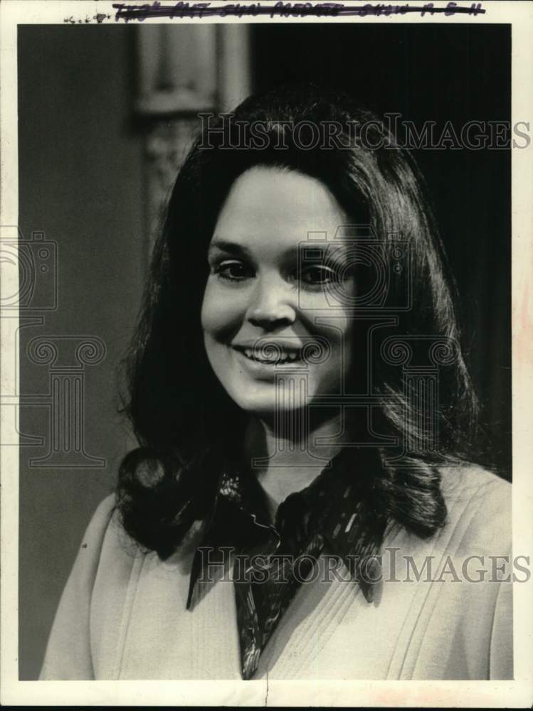 1975 Press Photo Stephanie Braxton as Tara Martin Tyler in "All My Children" - Historic Images