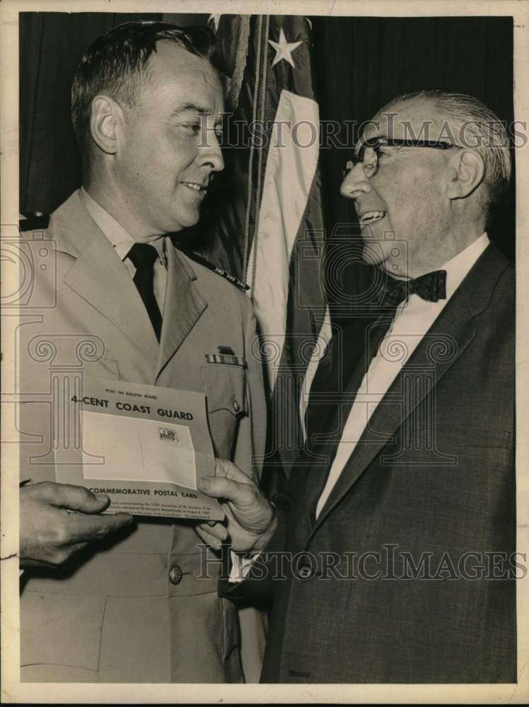 1965 Post office debuts 4-cent Coast Guard card in Albany, New York-Historic Images