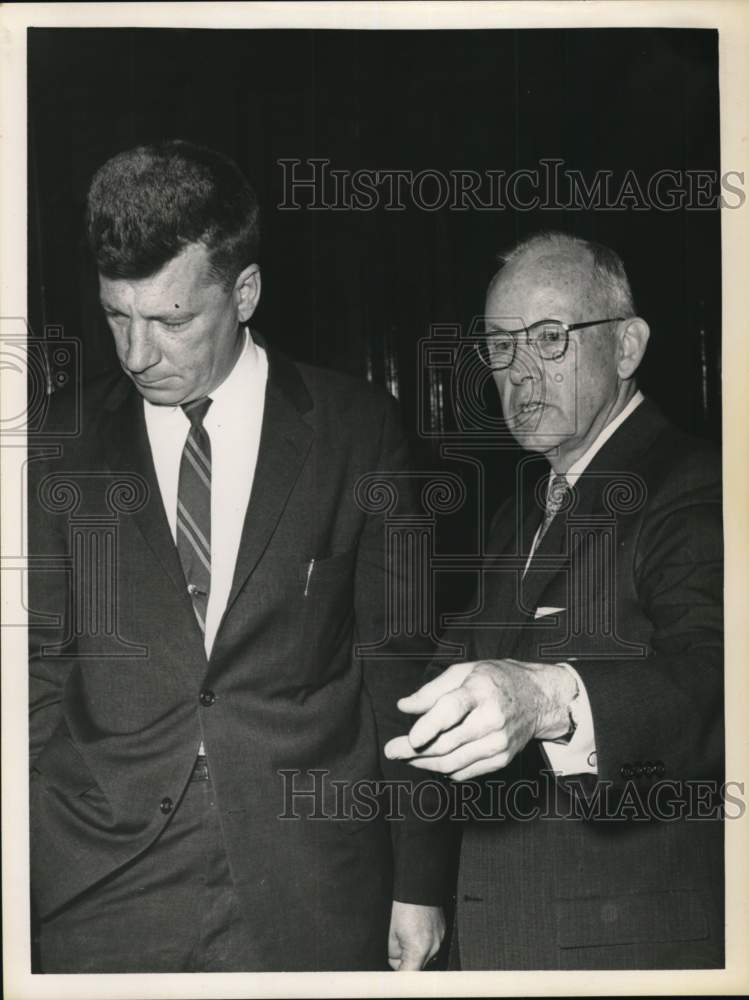 1963 Russell H. Broughton &amp; attorney Andrew Dwyer in New York-Historic Images