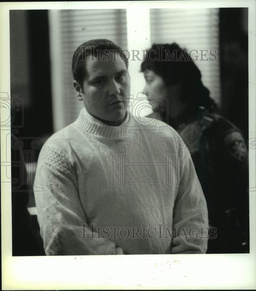 1994 Press Photo Joseph Poette sentenced in Rensselaer County Court, New York - Historic Images