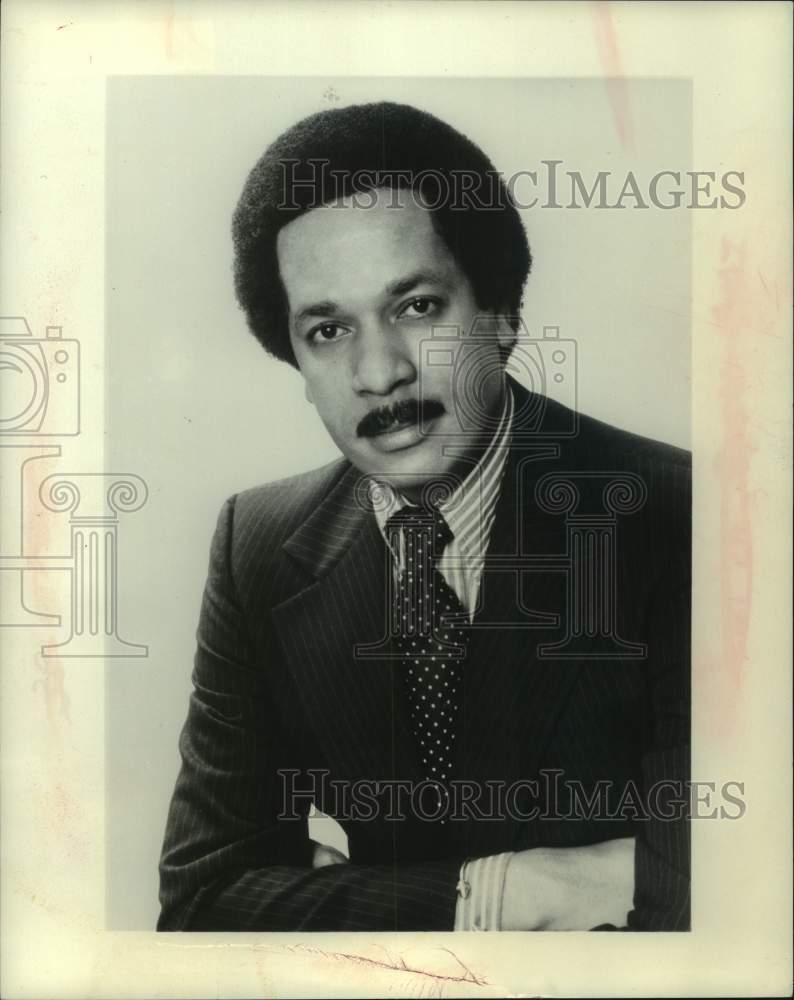 1978 Press Photo Max Robinson of ABC Television in Chicago, Illinois - Historic Images