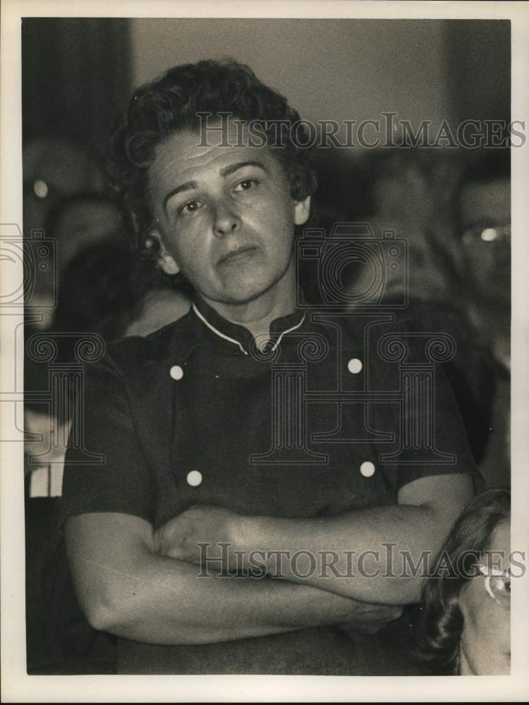 1968 Mrs. Kenneth Borden speaks at Cohoes, New York meeting-Historic Images