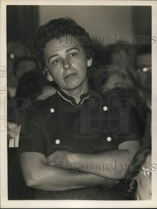 1968 Mrs. Kenneth Borden speaks at Cohoes, New York meeting-Historic Images