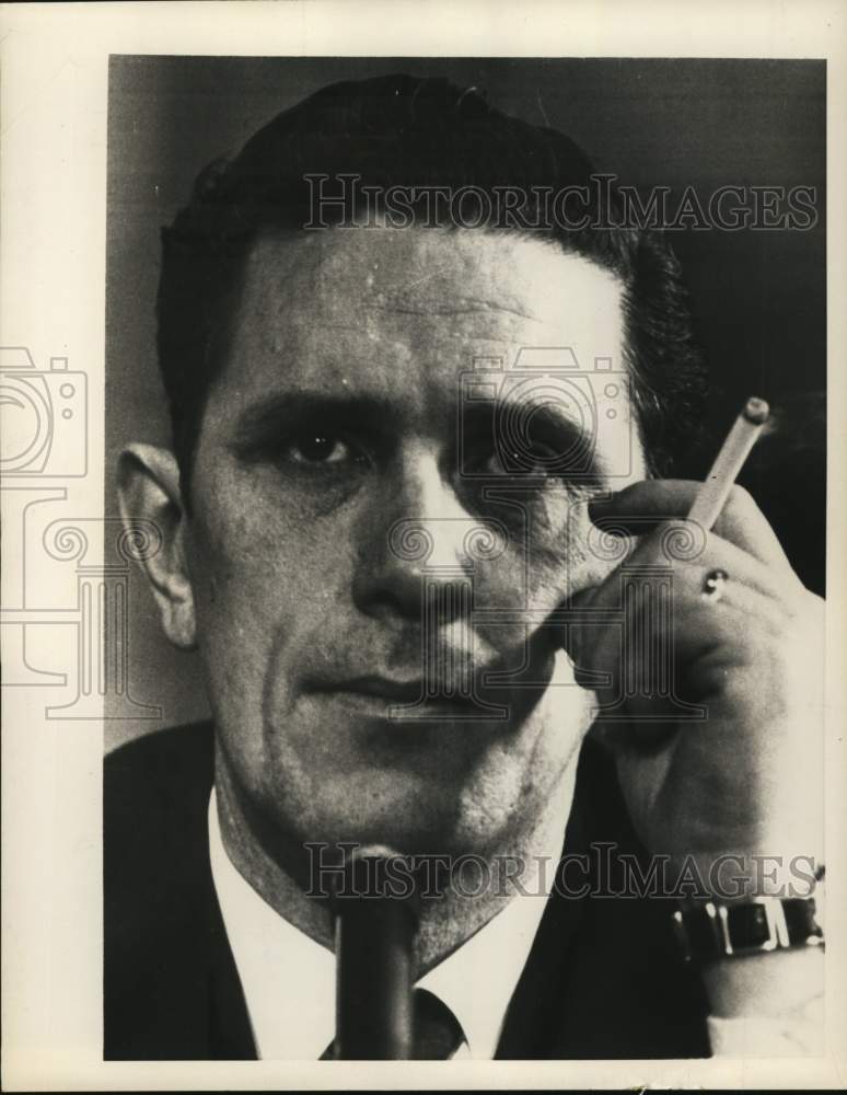 1957 Clyde D. Crosby, Teamster organizer, testifies in Washington-Historic Images