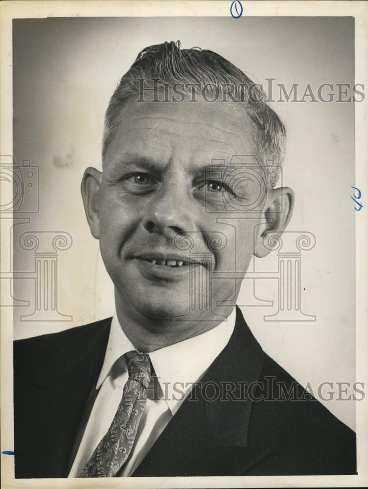 1961 Press Photo Walter Cure, GOP candidate for Alderman, Albany, New York - Historic Images