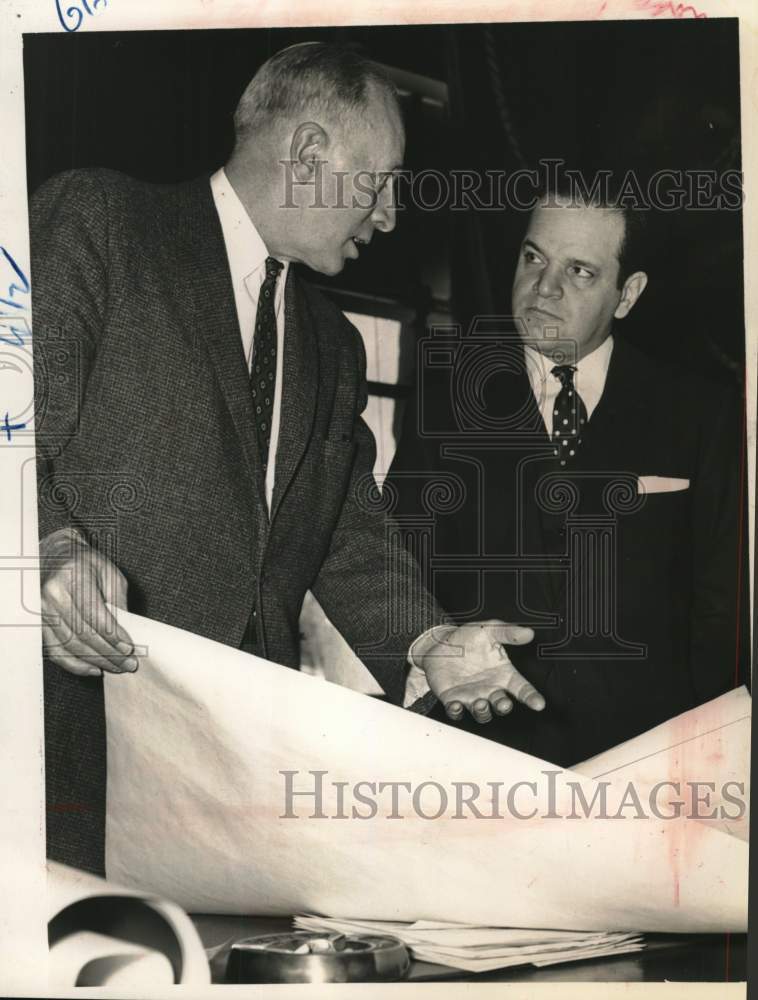 1962 Albany, New York Mayor talks with United Nations representative-Historic Images