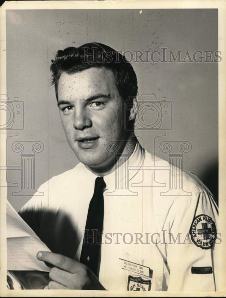 1965 Charles Cline, Red Cross volunteer, New York-Historic Images