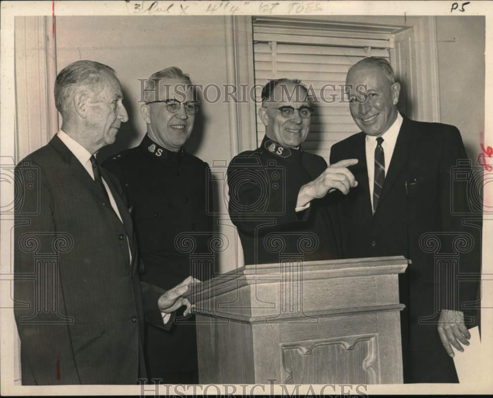 1965 Salvation Army holds dedication ceremony in Albany, New York-Historic Images