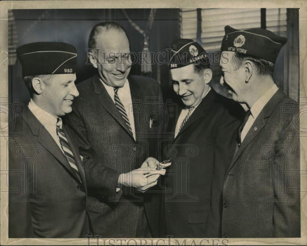1961 American Legion makes Albany, New York Mayor lifetime member-Historic Images