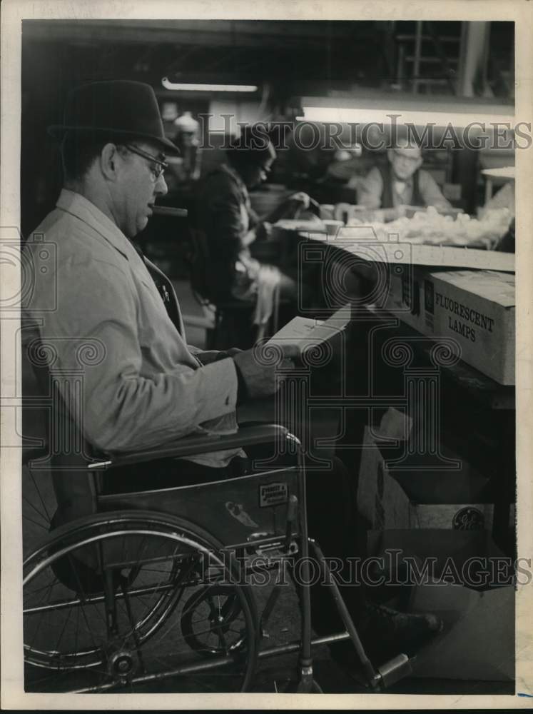 1964 Art Carlo, Foreman at Workshop, Inc. in Menands, New York-Historic Images