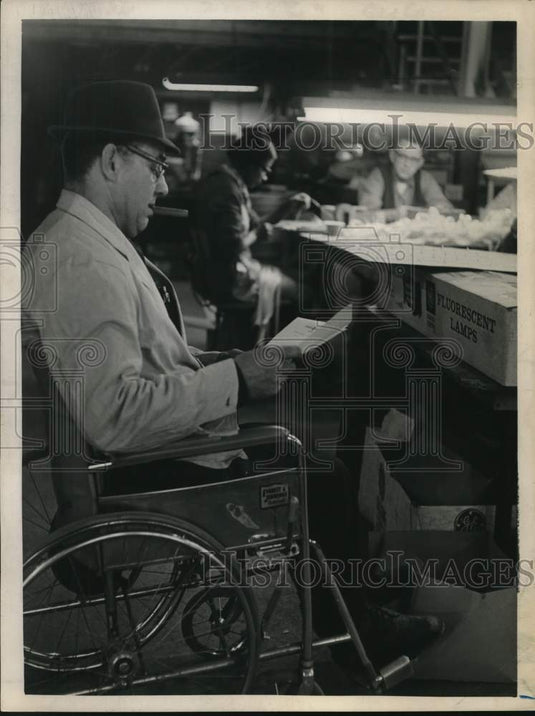 1964 Art Carlo, Foreman at Workshop, Inc. in Menands, New York-Historic Images