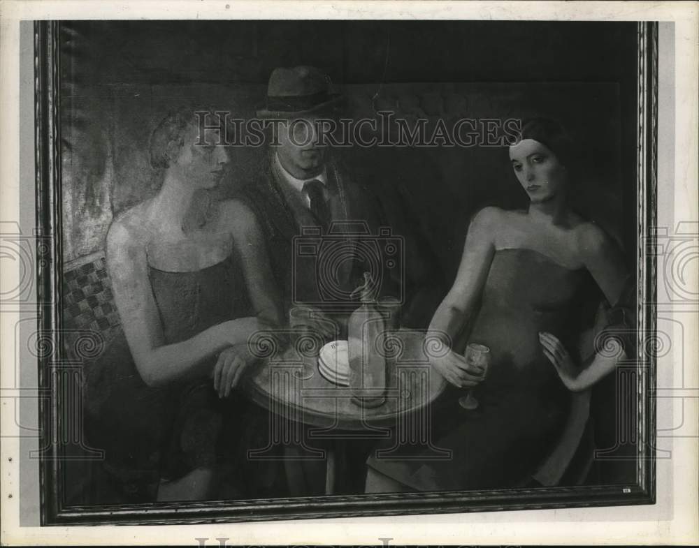 1963 "Three People" painting on exhibit in New York-Historic Images