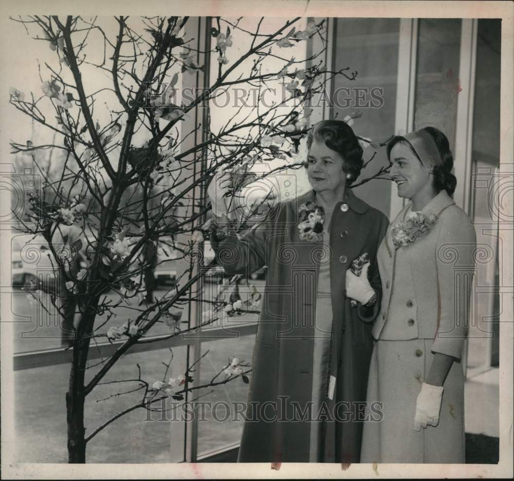 1965 Mrs. Dale Carpenter at Boys Academy party in Albany, New York-Historic Images