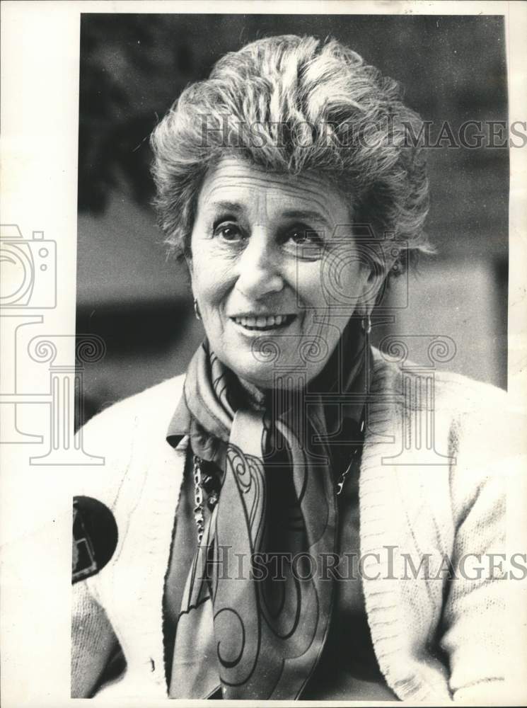1982 Press Photo Ruth Dayan speaks in Albany, New York - tua86478 - Historic Images