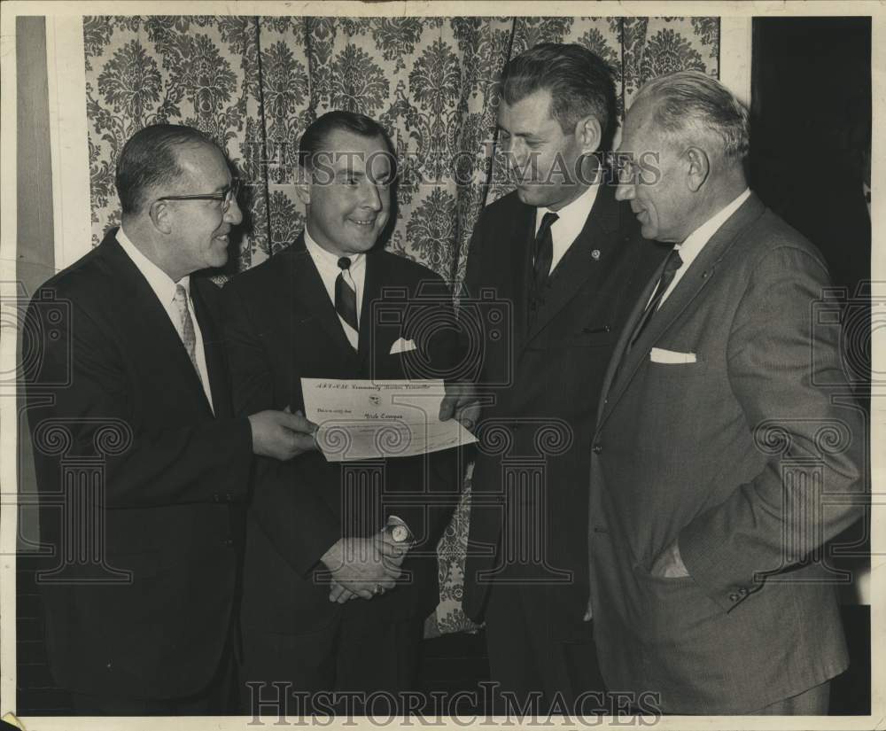 1965 Nick Campas honored at awards presentation in New York-Historic Images