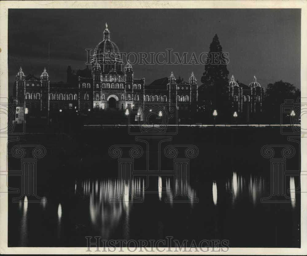 1966 Parliament building, Victoria, British Columbia, in Canada-Historic Images