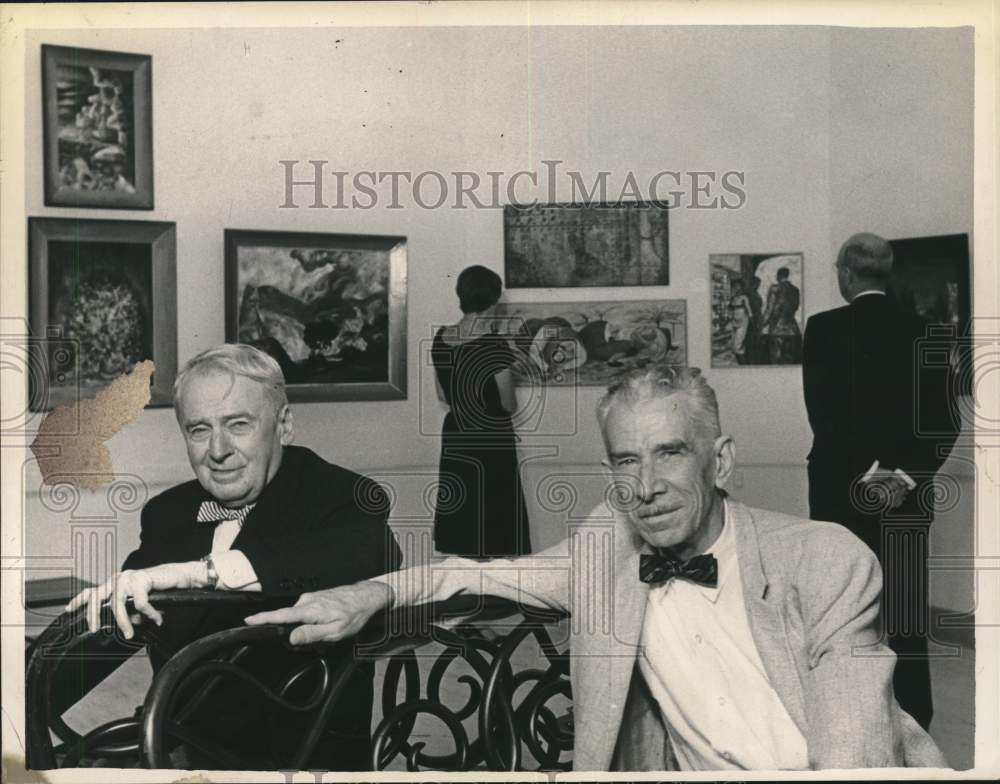 1961 Harold L. Dunn with William Locke in Albany, New York-Historic Images