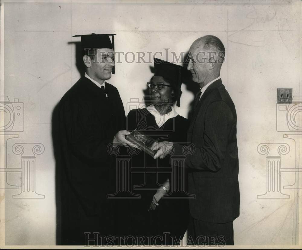 1960 Graduates with educator at Albany Business College, New York-Historic Images