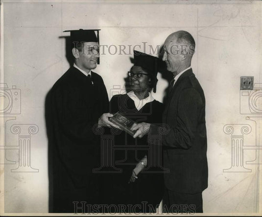 1960 Graduates with educator at Albany Business College, New York-Historic Images