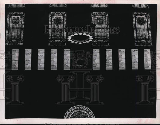 1968 Electronic voting boards at New York State Legislature-Historic Images
