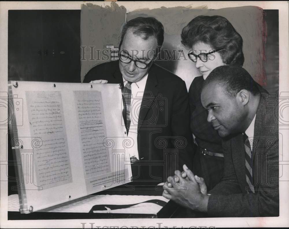 1968 Emancipation Proclamation shrine at Albany, New York library-Historic Images