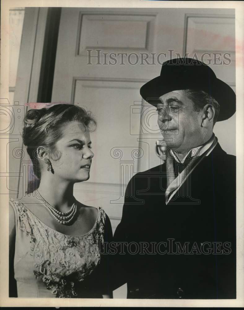 1962 True Ellison with costar in television series-Historic Images