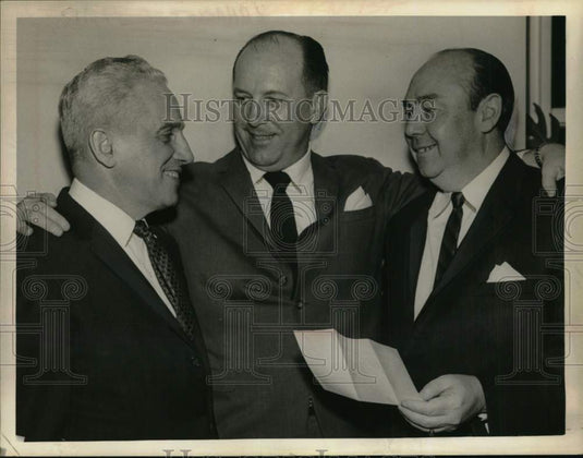 1965 Charles E. Fear, Jr., with colleagues in New York-Historic Images