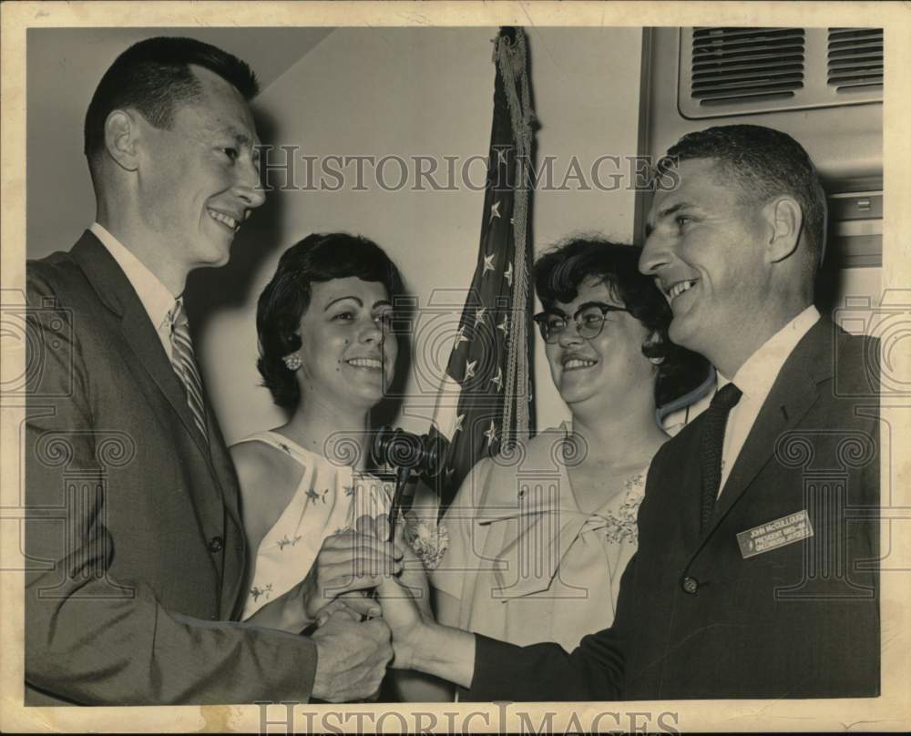 1964 Jaycees &amp; Jaynees elect officers in North Greenbush, New York-Historic Images