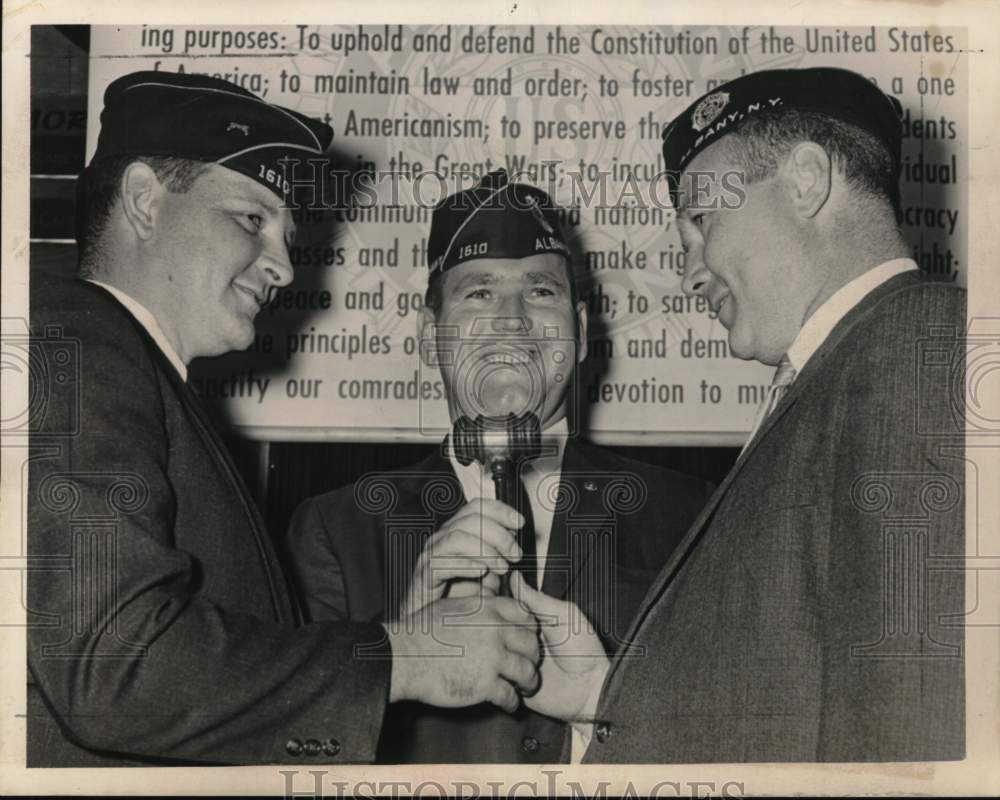 1963 American Legion post installs new officers in Albany, New York-Historic Images