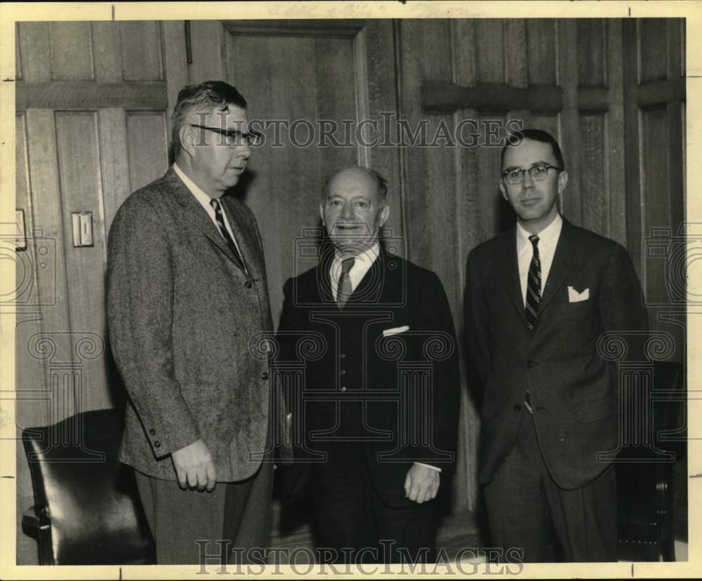 1965 Joseph F. Feily, Joseph Zaretzki &amp; Harry Albright in New York-Historic Images