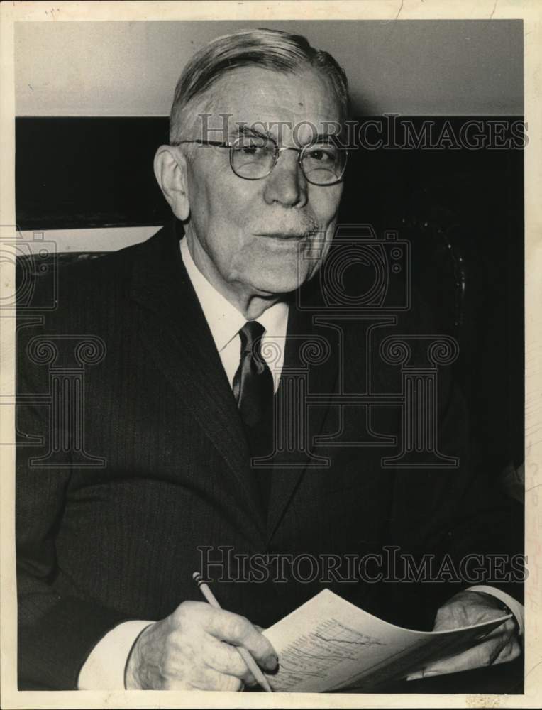 1965 Lawrence Ehrardt, retired City Comptroller, Albany, New York-Historic Images