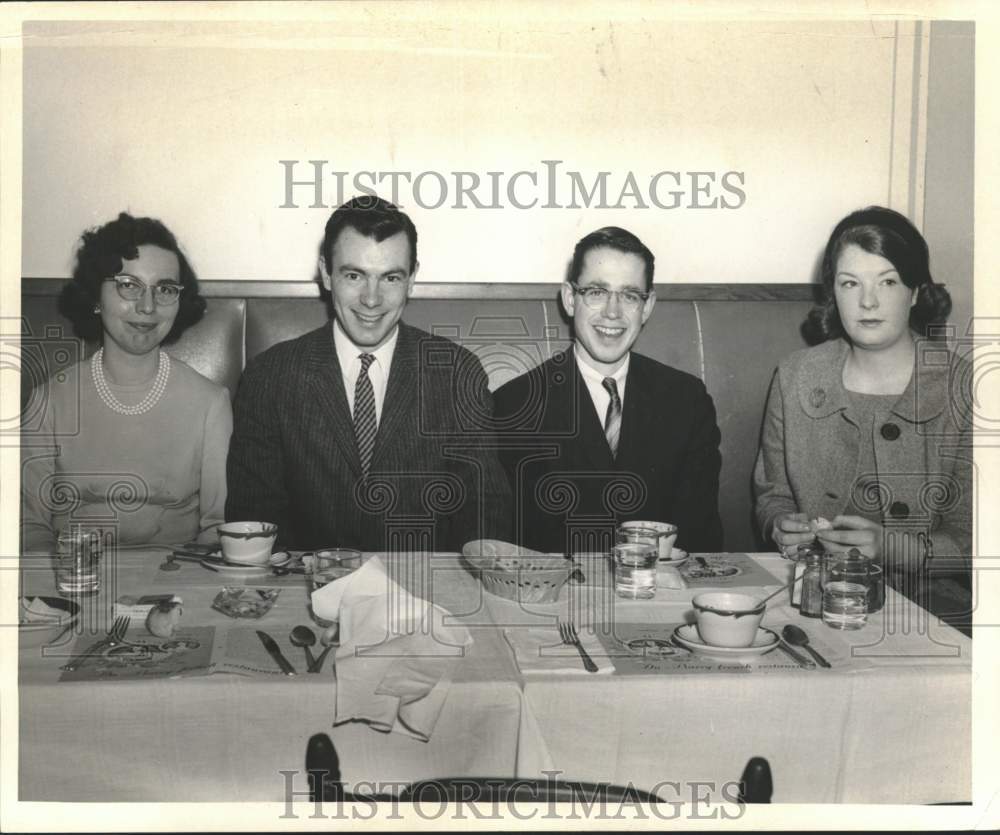 1964 Margaret Ann Cantwell with colleagues at luncheon in New York-Historic Images