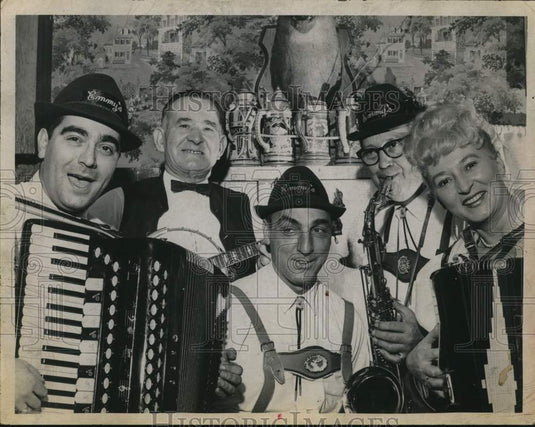 1966 Press Photo Musical artists Emmy & Her Gang - tua95166- Historic Images