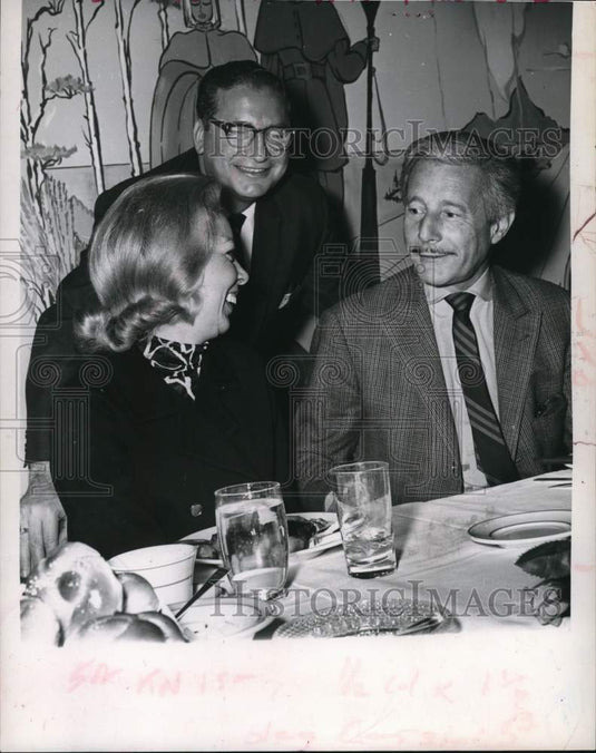 1966 Fashion designer Oleg Cassini at luncheon in New York-Historic Images