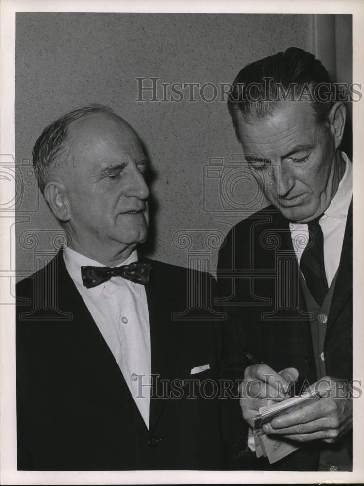 1963 Edward Roger, New York City attorney, with Ed Fennell-Historic Images