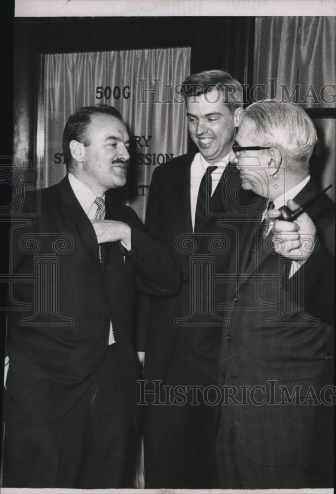 1962 John Burdin, John Feet &amp; George Myrick meet in New York-Historic Images