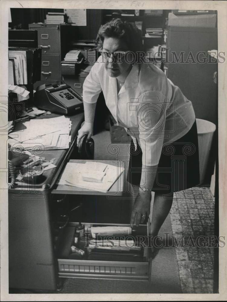 1967 Florence Canham, Regal Insurance Co., Albany, New York-Historic Images