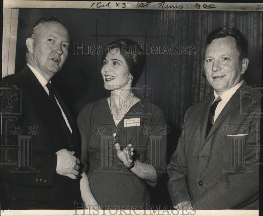 1965 Miss Rose Frederickson with colleagues in New York-Historic Images