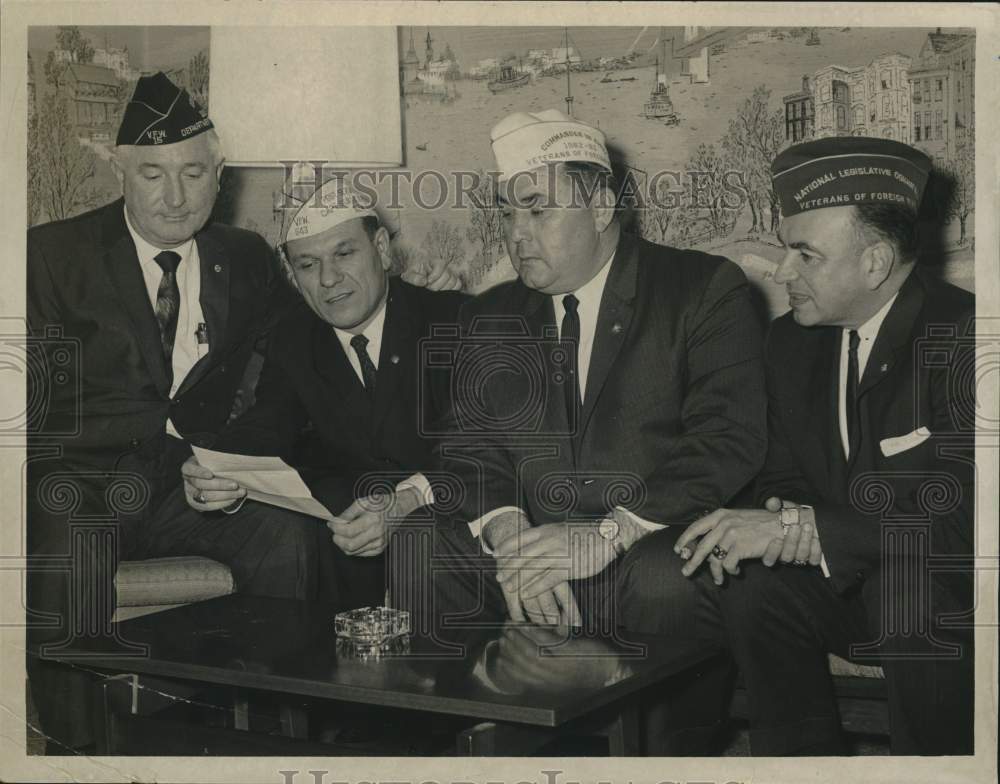 1963 State VFW officials meet in Albany, New York-Historic Images