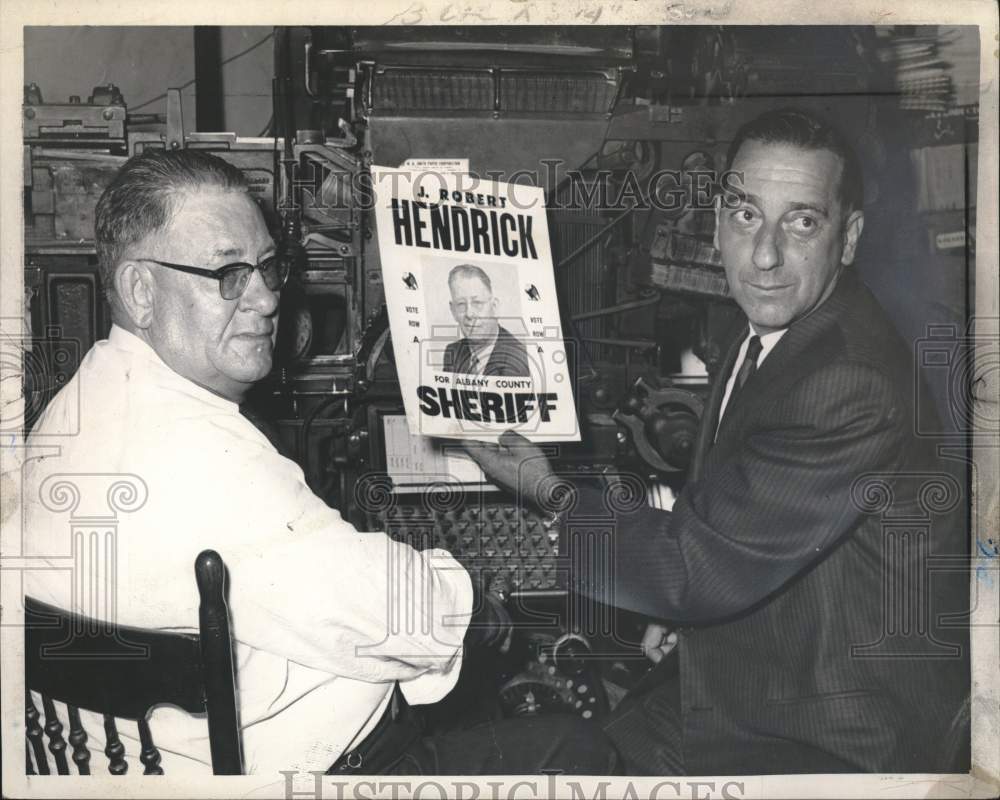 1964 J. Robert Hendrick with Robert J. Defresne in New York-Historic Images