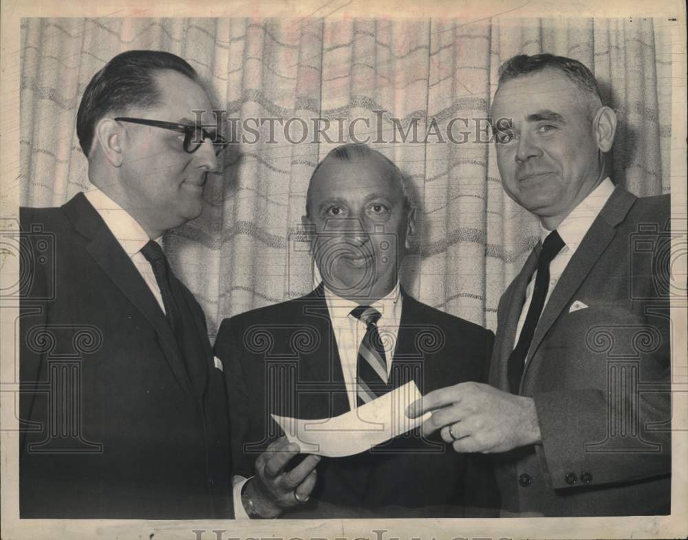 1964 F. Donald Lewis, Neil Hellman, Dr. Ray Elliott, NENY Speech Ctr-Historic Images